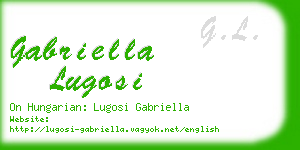 gabriella lugosi business card